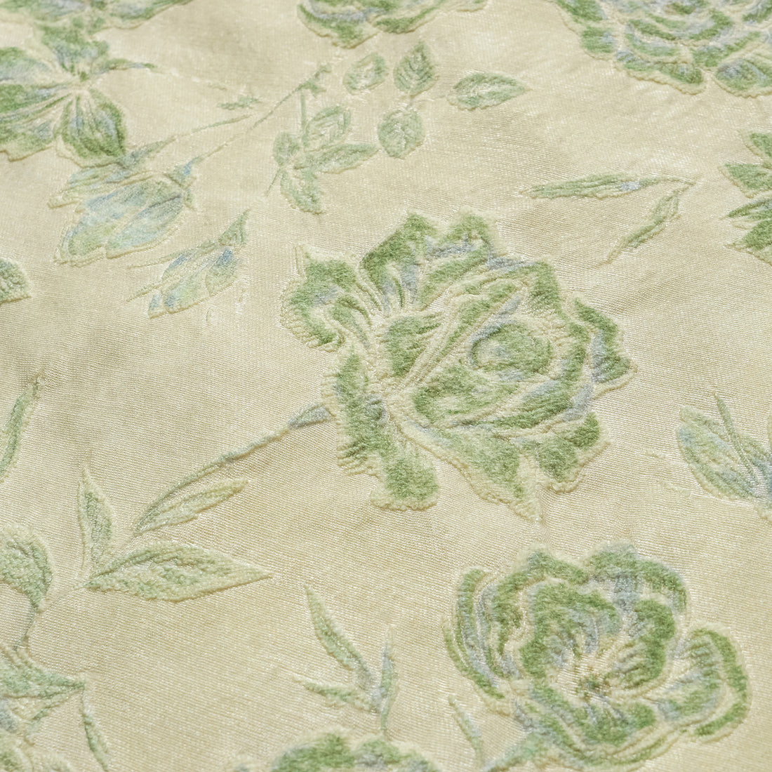 "Imperial Garden Teatime" Silk and Wool Light Chinese Style Suit - Off-White