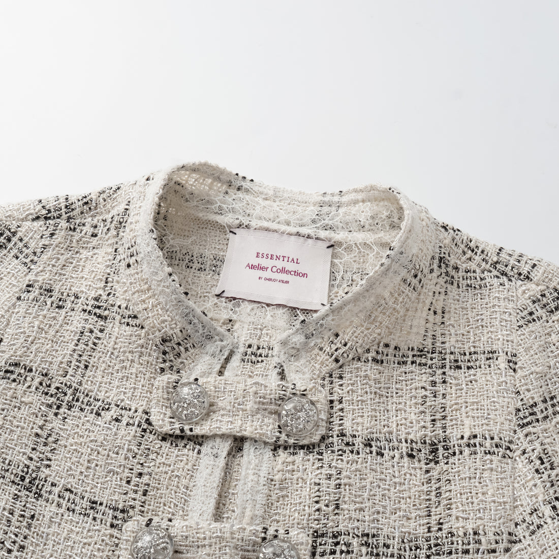 "Breeze boucle" British top light tweed No.9 jacket—Gin Tonic