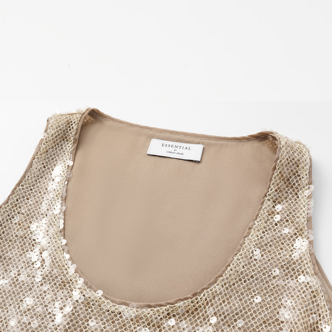 “Daytime Party.” Sparkling Knit Vest