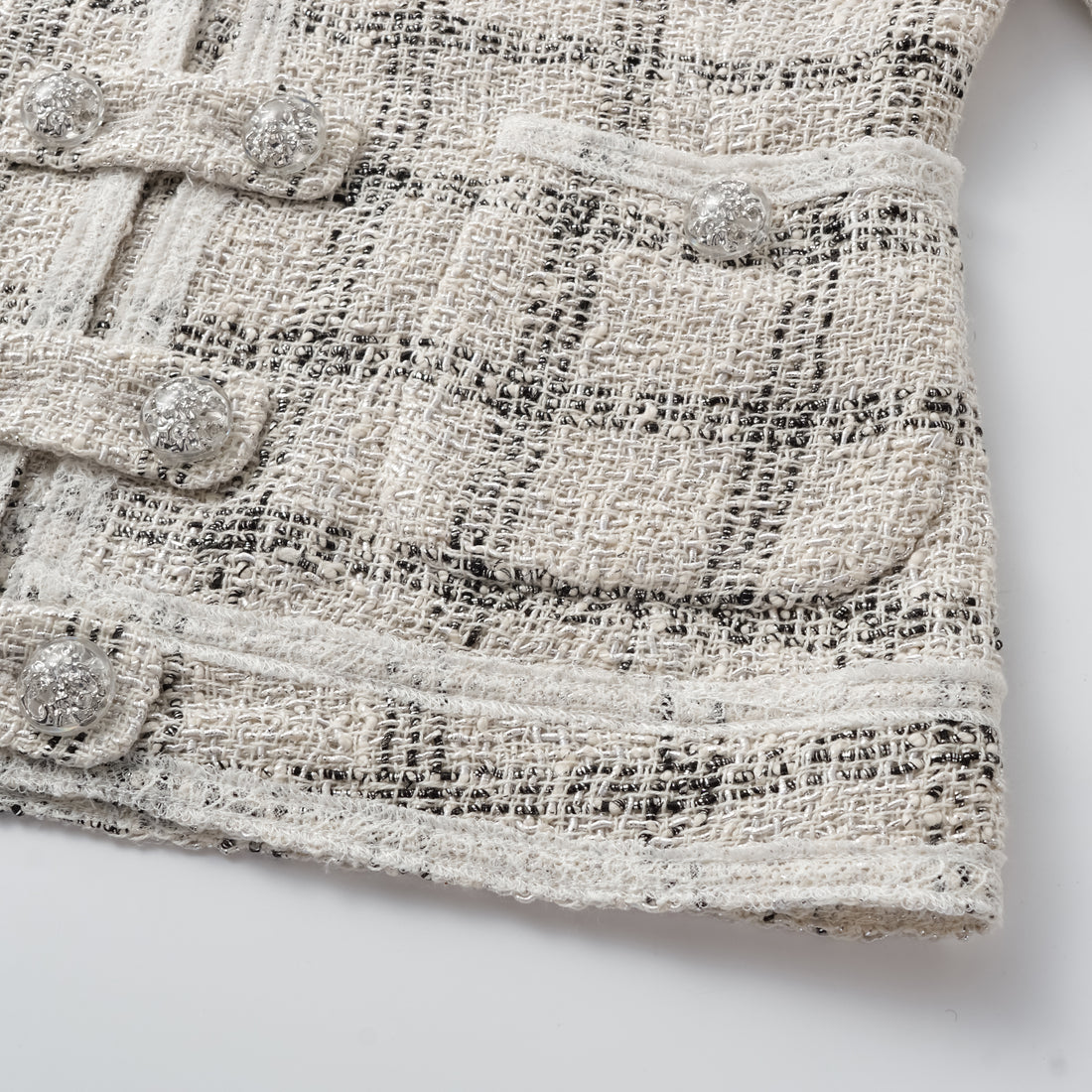 "Breeze boucle" British top light tweed No.9 jacket—Gin Tonic