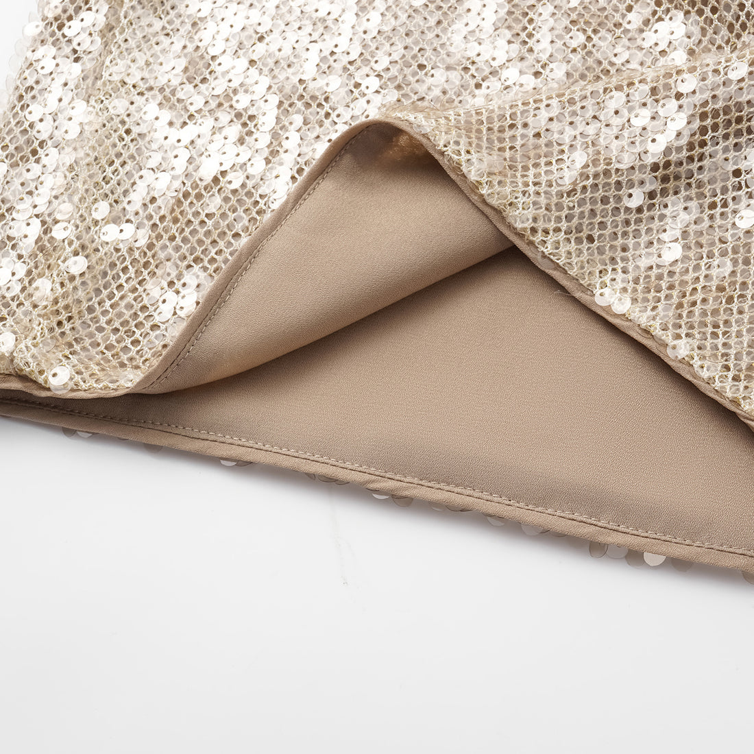 “Daytime Party.” Shimmering Knit Shorts