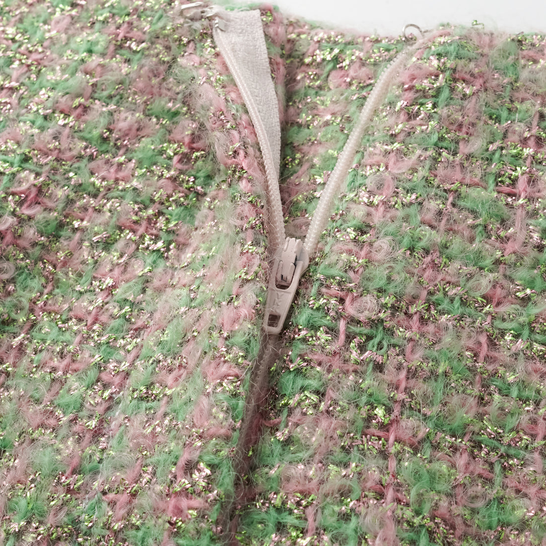 "Breeze boucle" British top light tweed shorts - Easter Garden