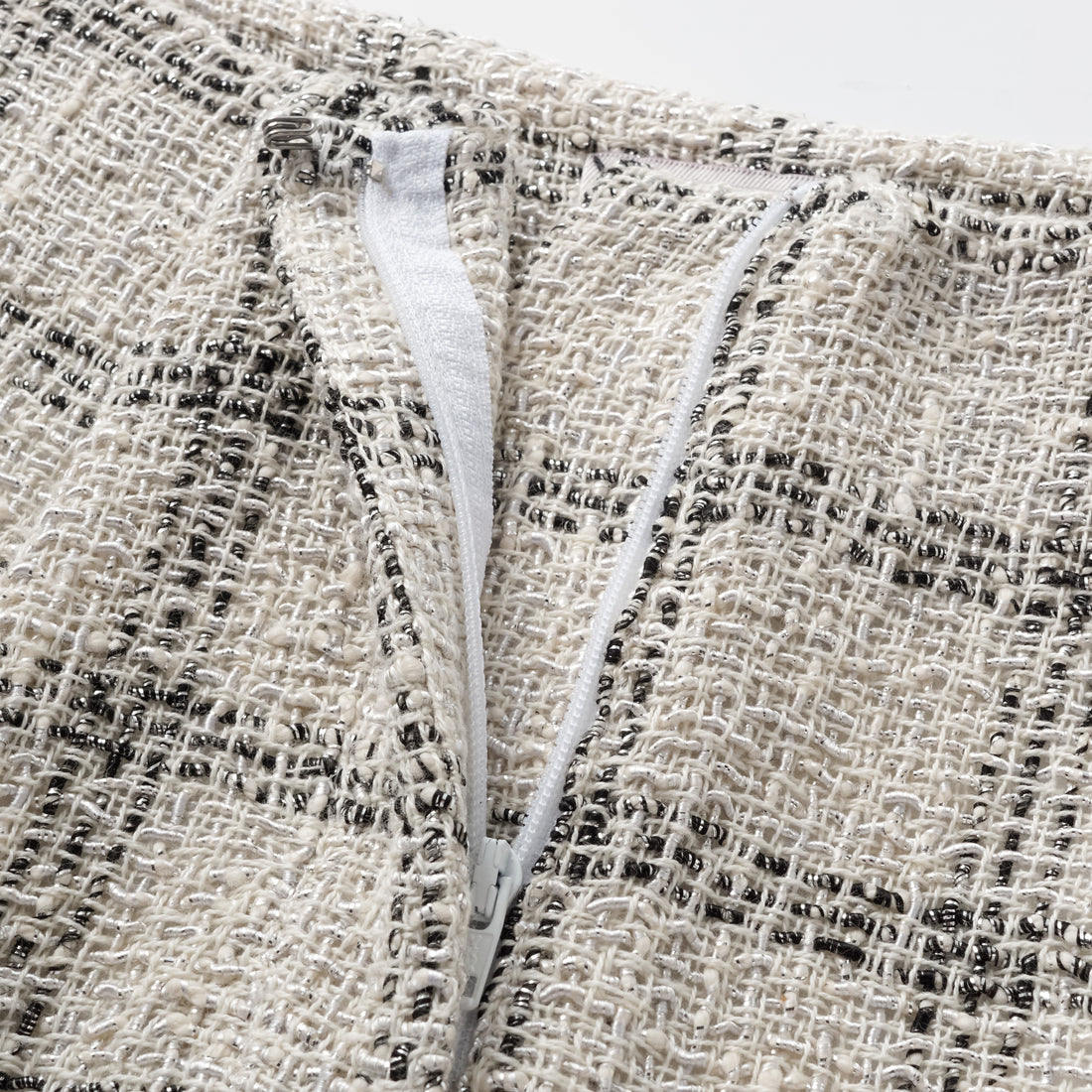 "Breeze boucle" British top light tweed shorts - Gin Tonic