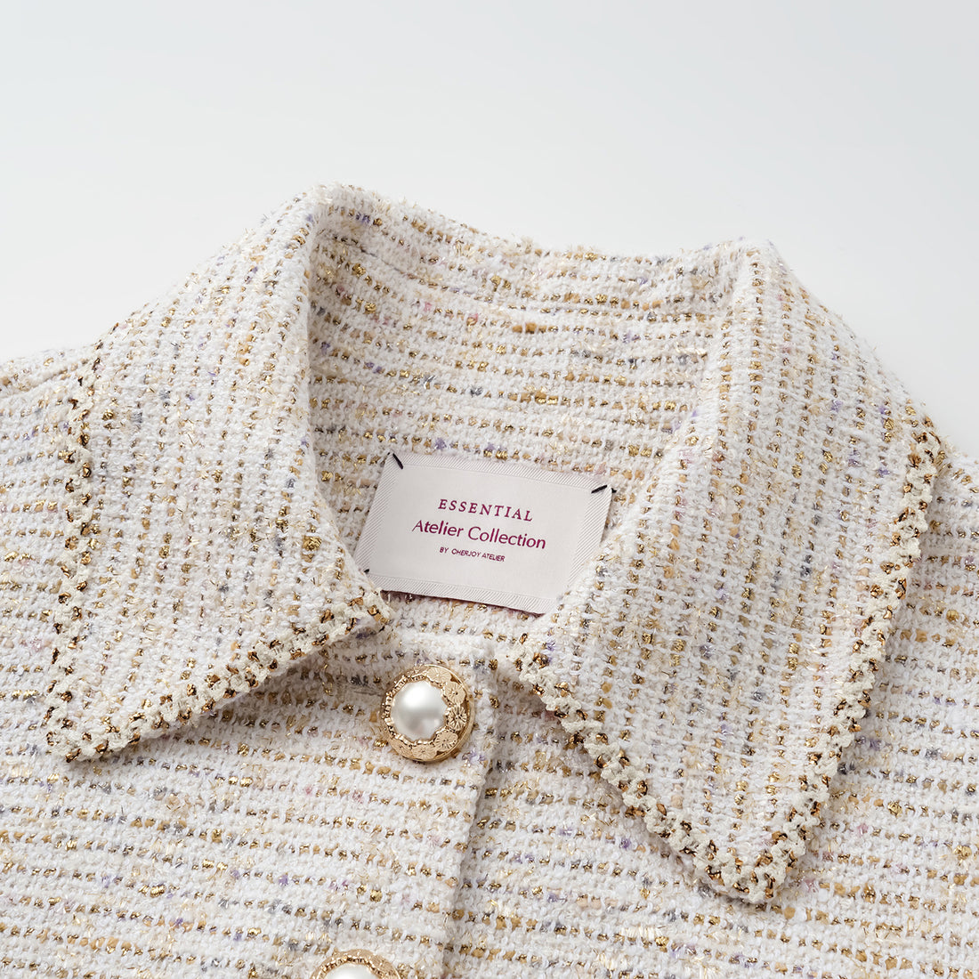 "Chelsea Citywalk." Spanish gold-finish lightweight tweed vest