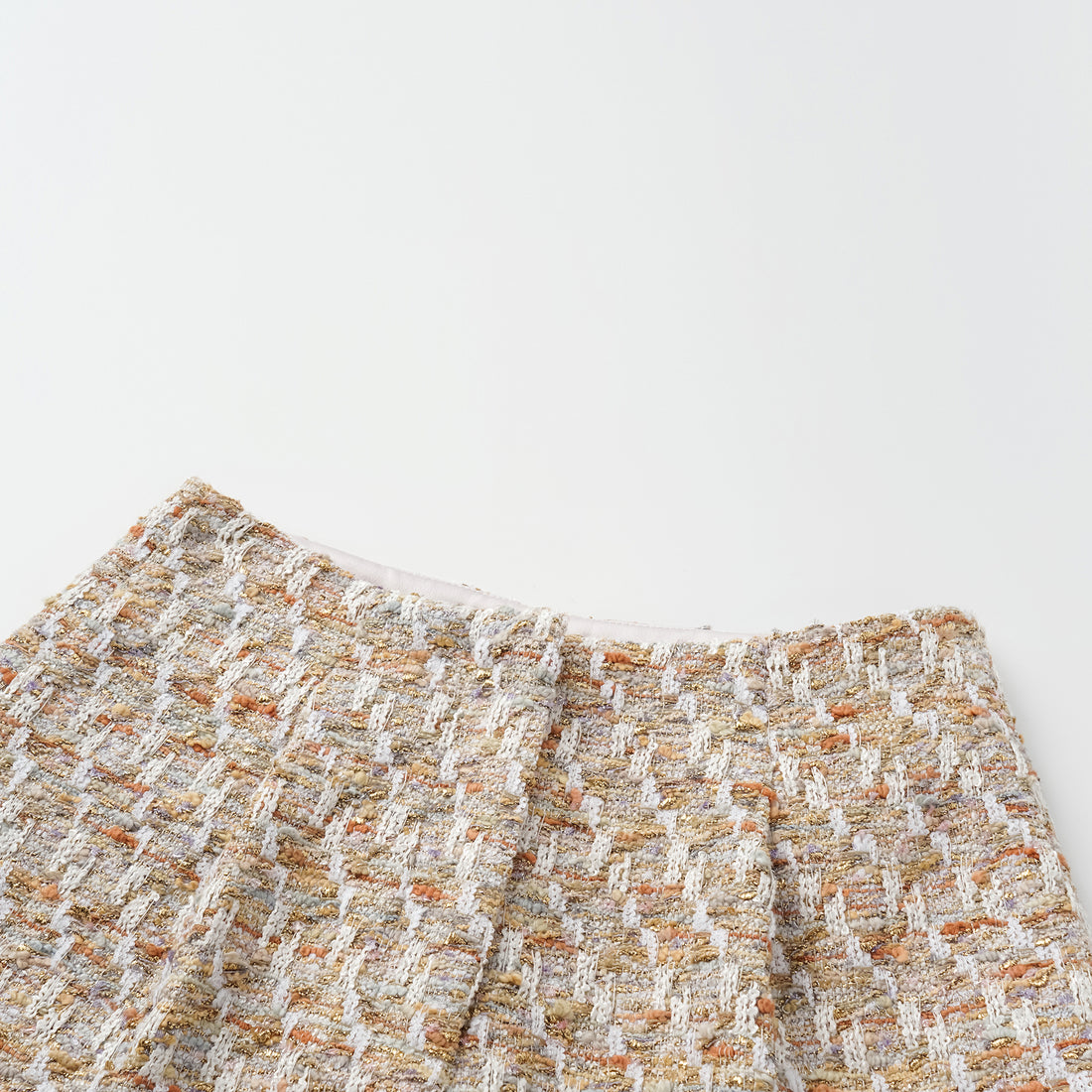 "Weekend at Monaco" Spanish gold-work lightweight tweed shorts—Whimsy Grove