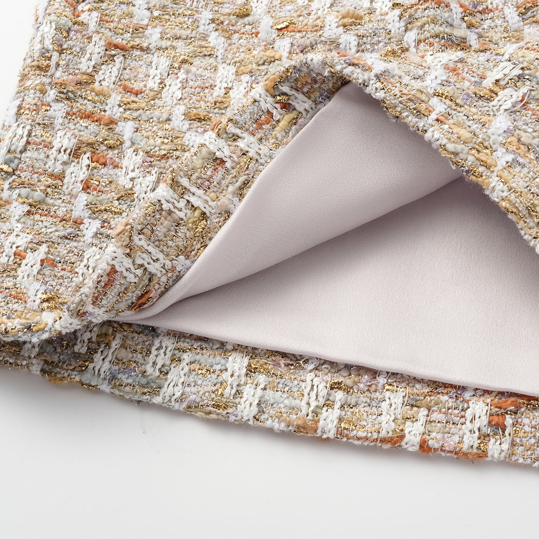 "Weekend at Monaco" Spanish gold-work lightweight tweed shorts—Whimsy Grove