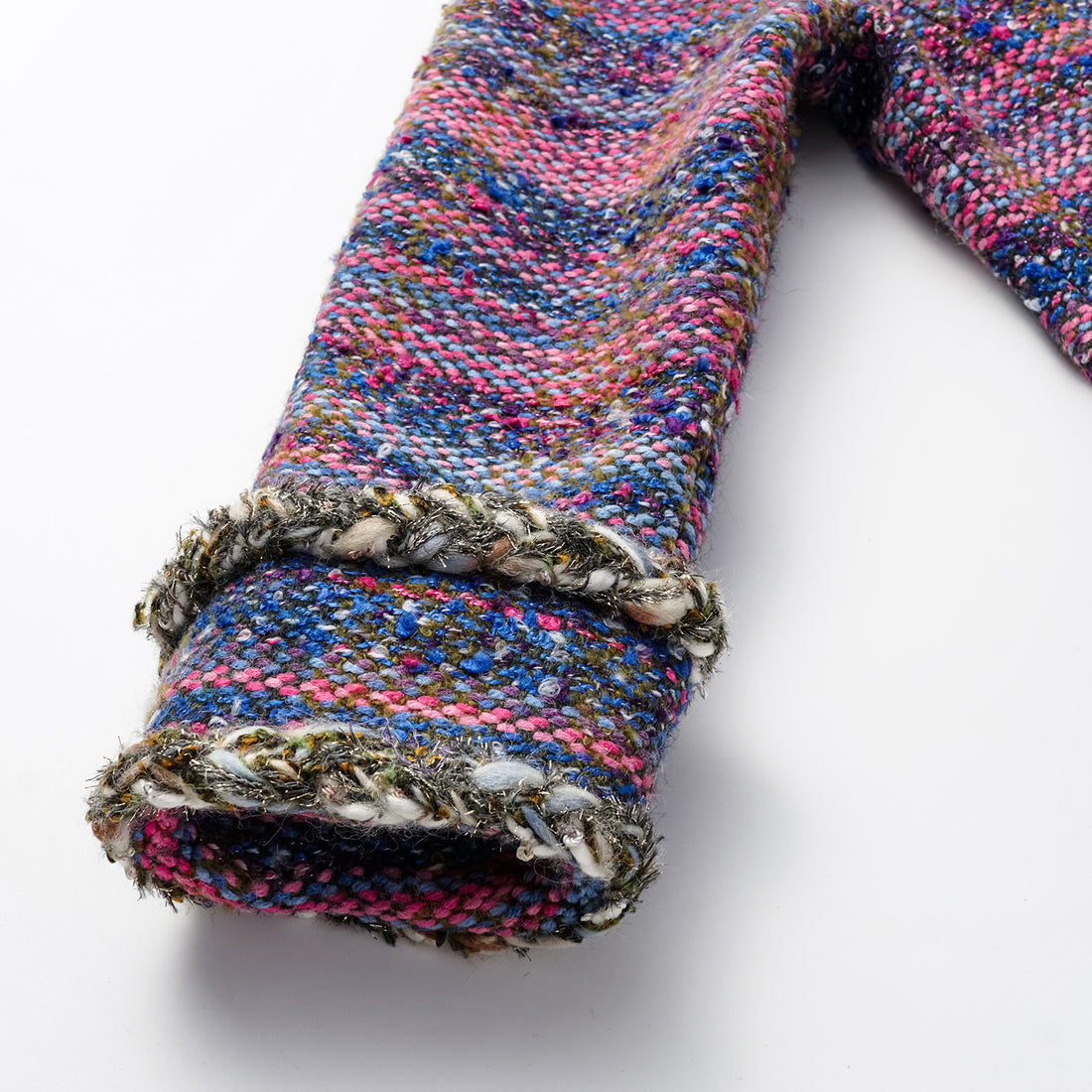 “Chelsea teatime.” Classic No.5 tweed jacket—Berry Happy