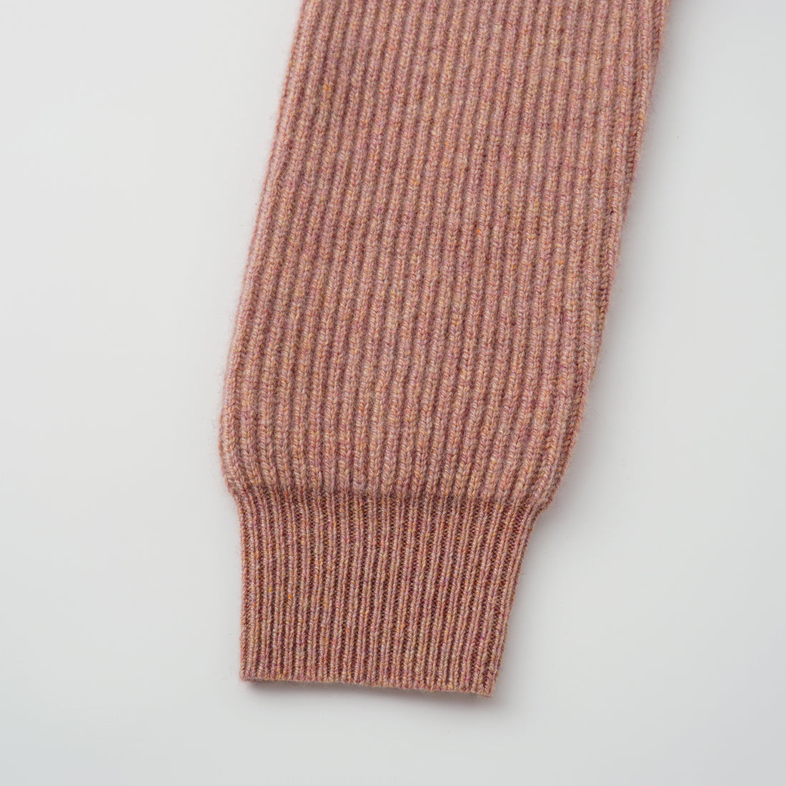 "Winter Diary" 100% Cashmere 粗針大翻領上衣(Yarn by Loro Piana)—Rosewood Blush絨粉玫瑰