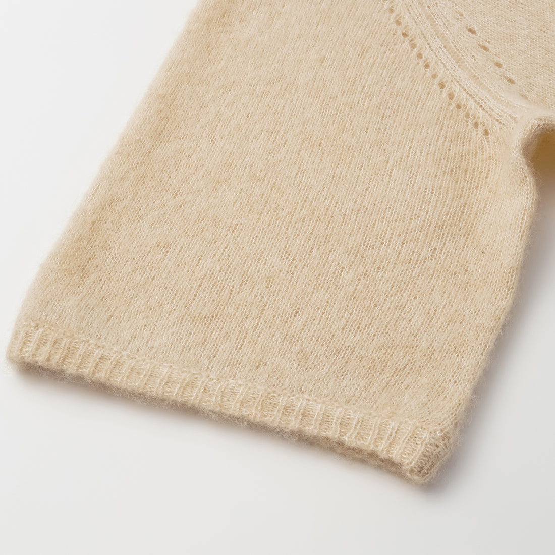 Autumn Diary Silk Cashmere 3/4 Sleeve Top—Vanilla Cake