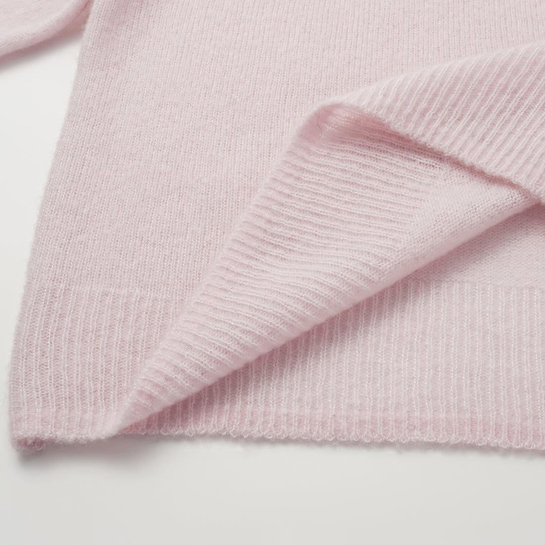 Autumn Diary Silk Cashmere Half Sleeve Top—Rose Water