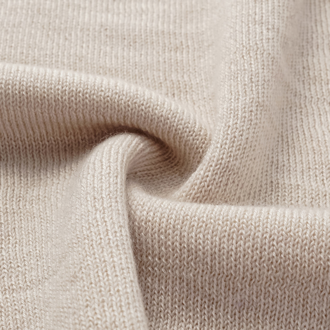 “Autumn Diary” 100% Cashmere Off-shoulder Top—Rose Water