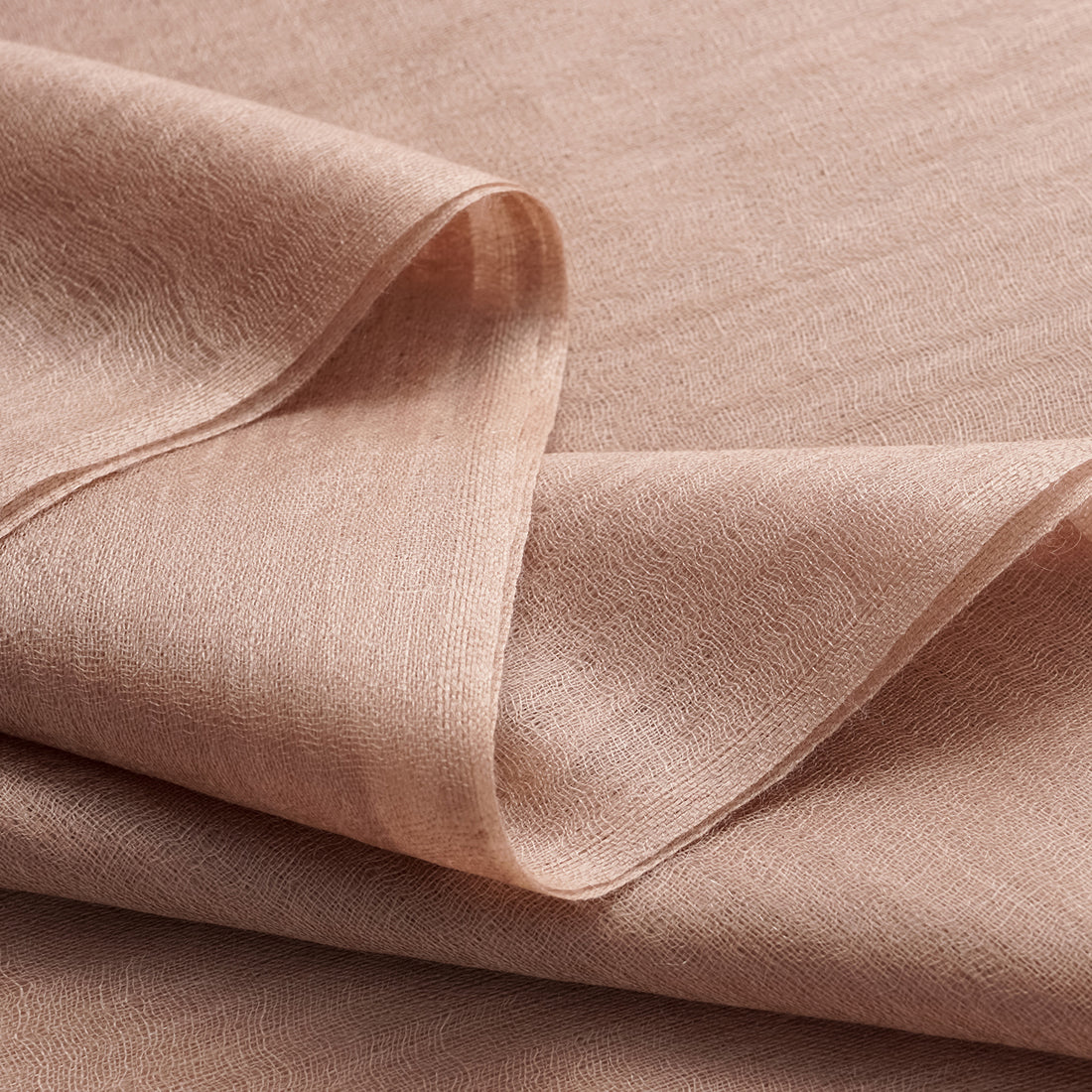 "Angel's Feather" 100% Cashmere Shawl - Caramel