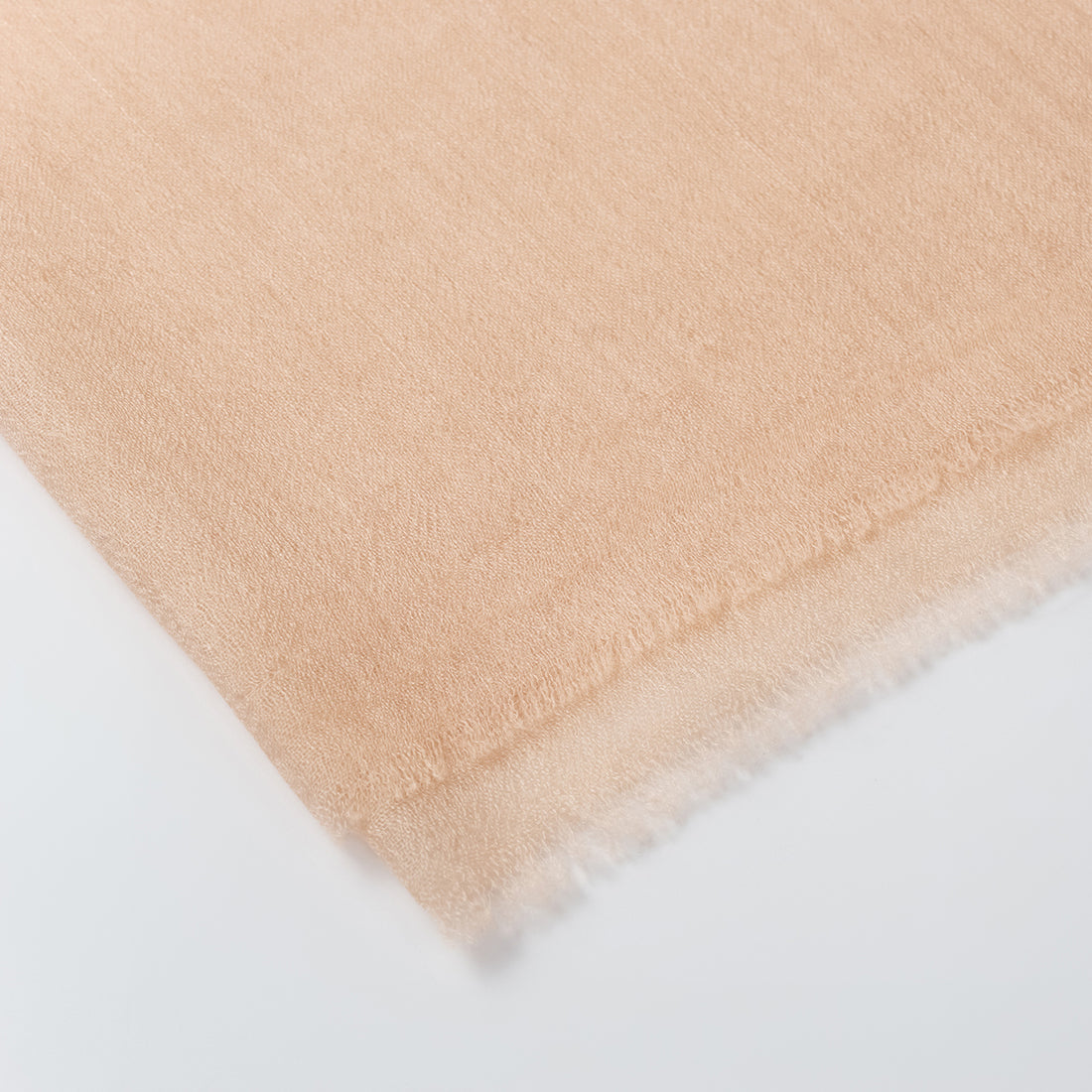 "Angel's Feather" 100% Cashmere Shawl—Nude
