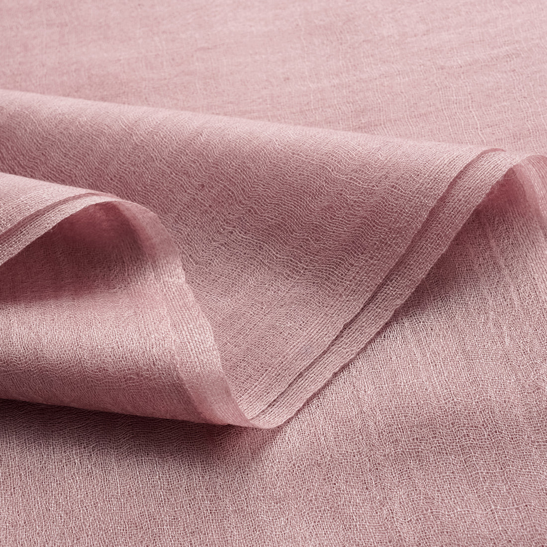 "Angel's Feather" 100% Cashmere Shawl—Rose