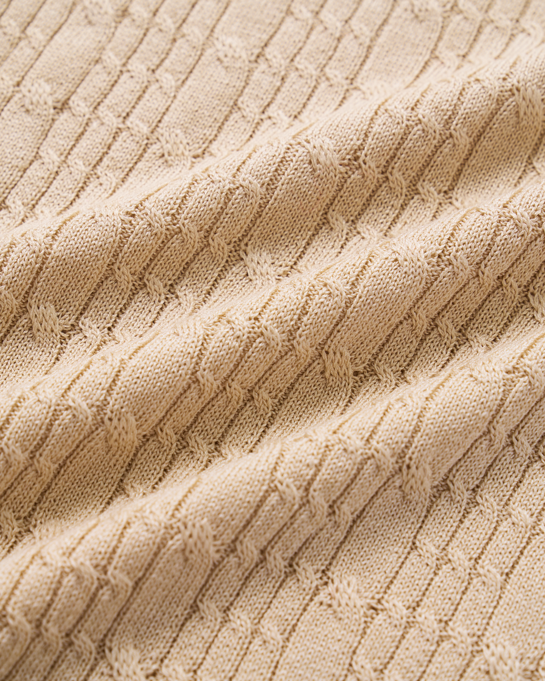 “Pure & Soft”100% 真絲立體麻花薄織上衣 (Yarn by Loro Piana)—Bergamot佛手柑香