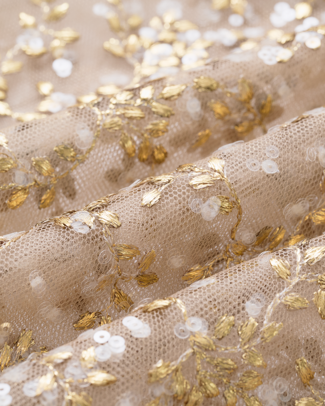 “Golden Pollen 金蕊微香”法國金葉刺繡工藝蕾絲羊腿袖襯衫 4