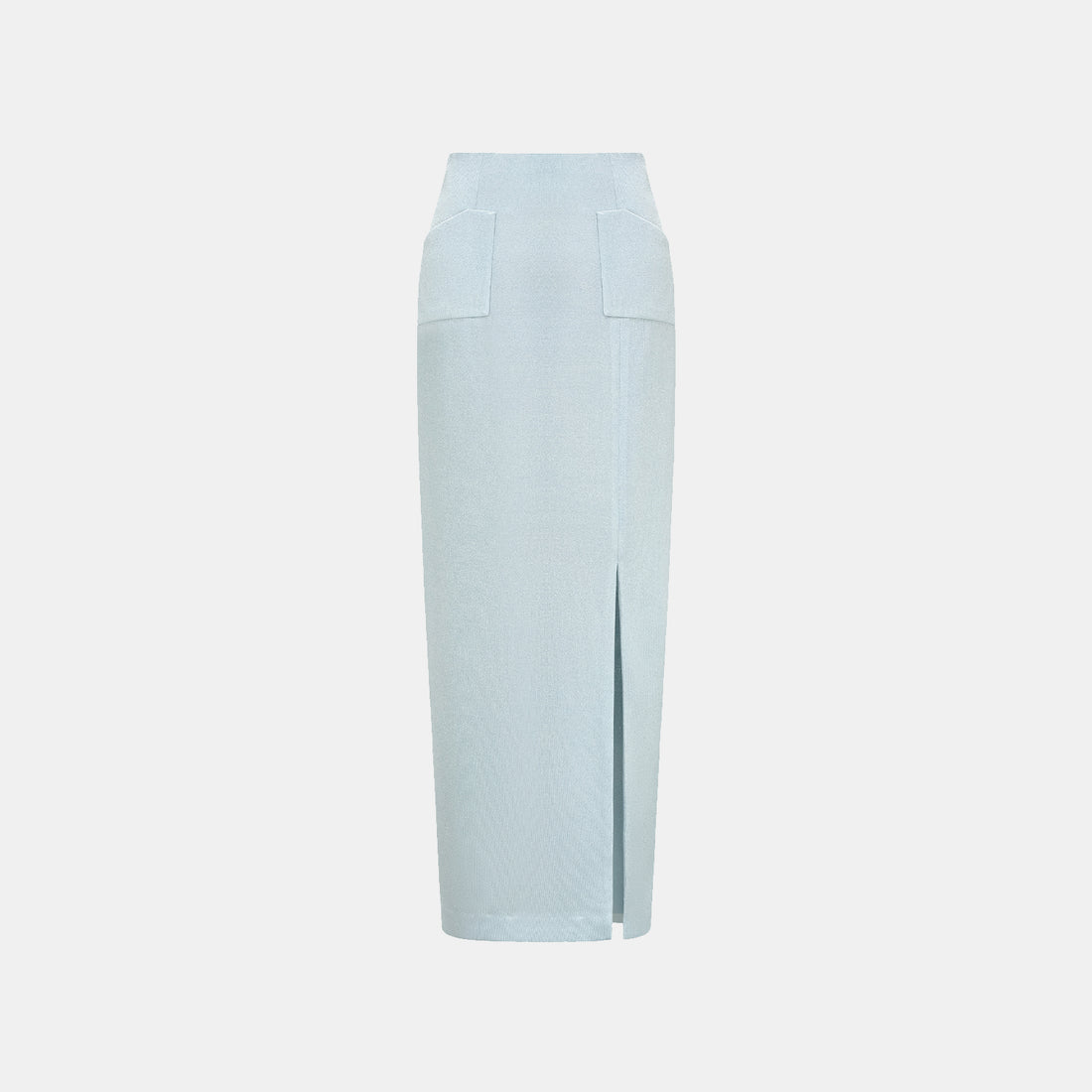 'Easy Go Chic' Acetate Pencil Skirt - Light Blue