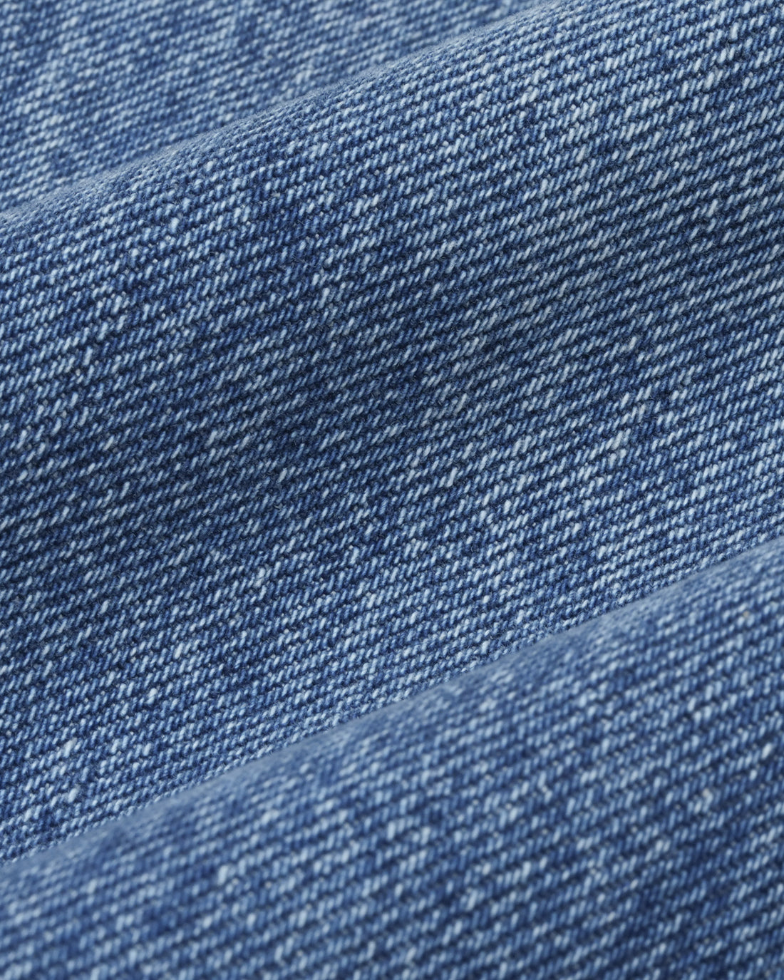 "Easy-Go Chic"義大利高腰刷色棉質牛仔寬褲—Sunday Blue週日藍調