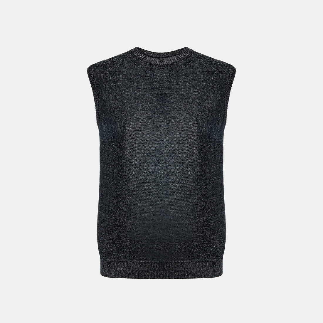 “Spring Diary”真絲長絨棉細針柔感星點針織上衣—Night Ink 星夜墨影