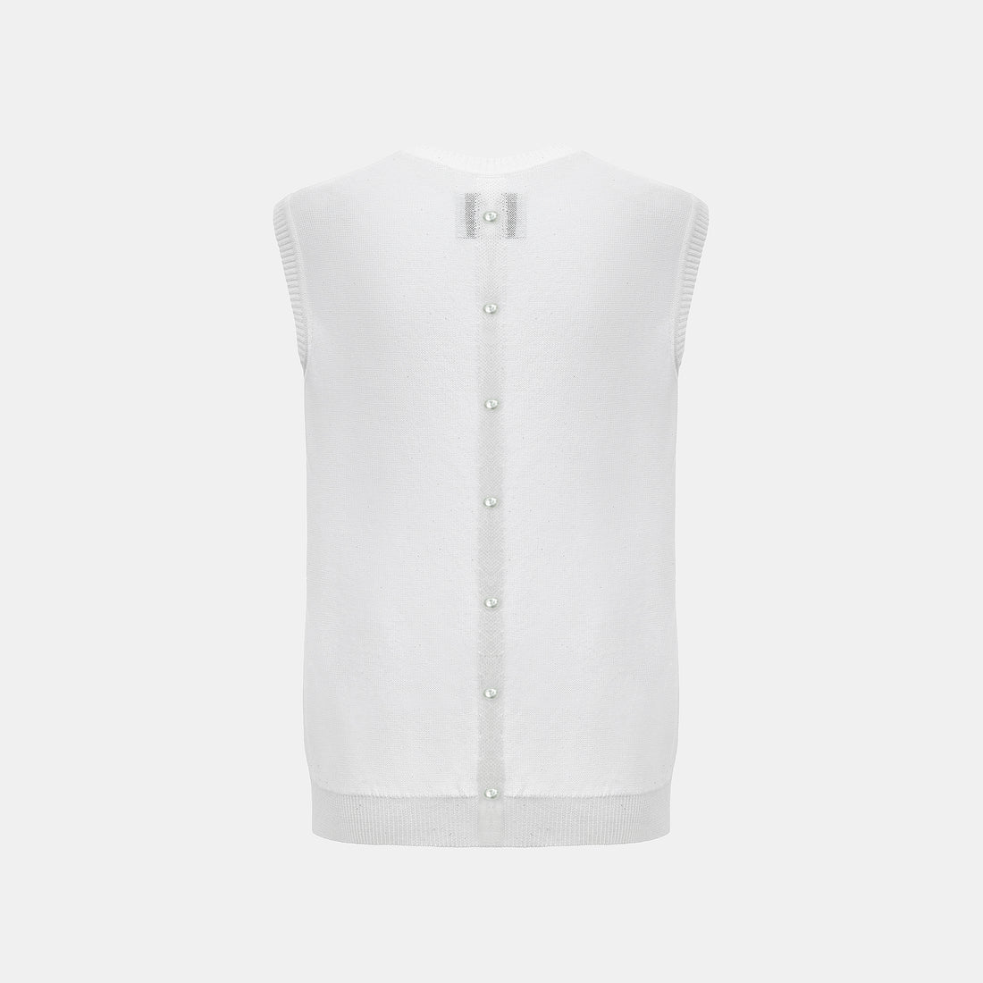 “Spring Diary”真絲長絨棉細針柔感星點針織上衣—Soft Parchment 柔紙之境