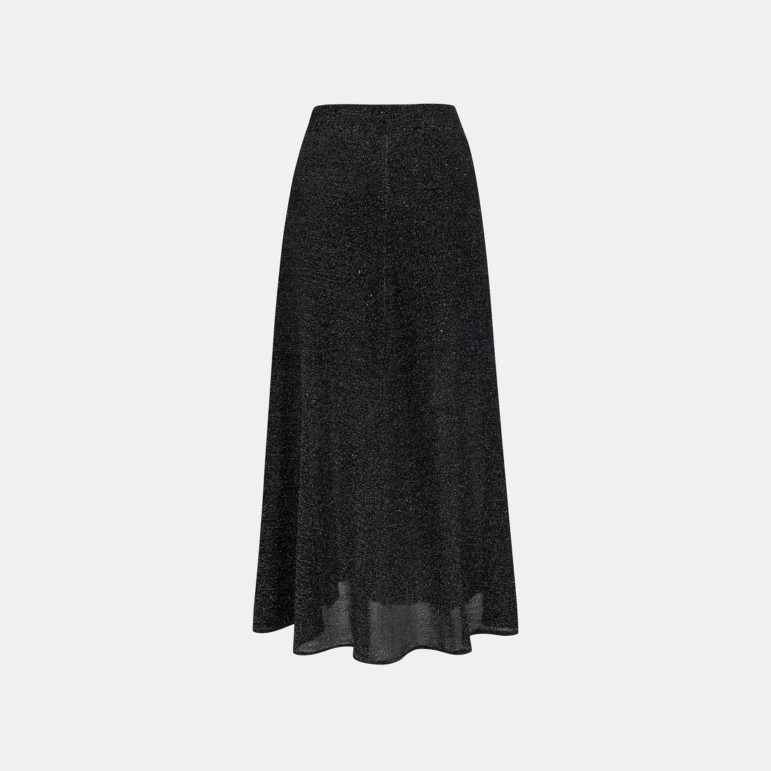 “Spring Diary”真絲長絨棉細針柔感星點針織裙—Night Ink 星夜墨影