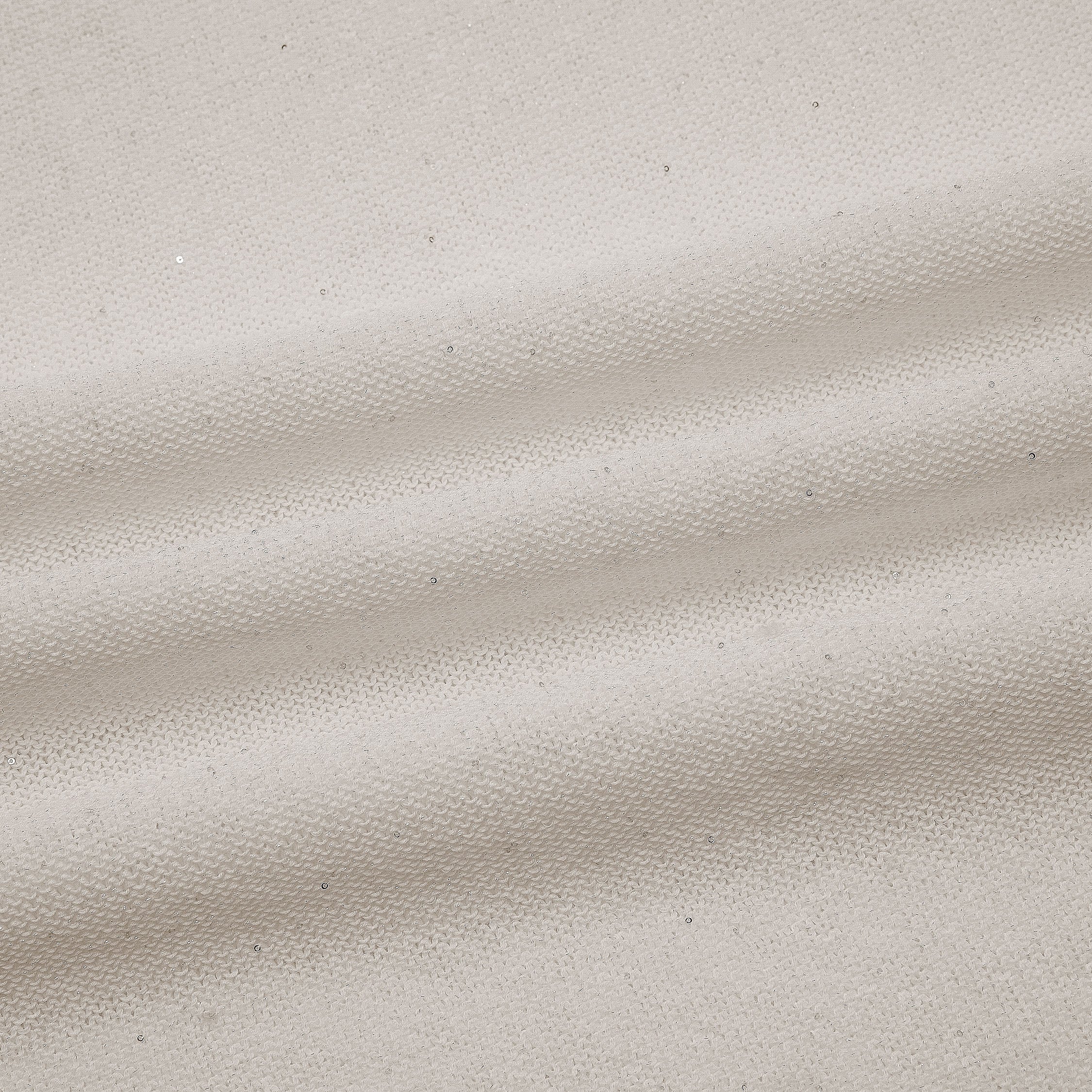 “Spring Diary”真絲長絨棉細針柔感星點針織裙—Morning Frost 晨霜微光