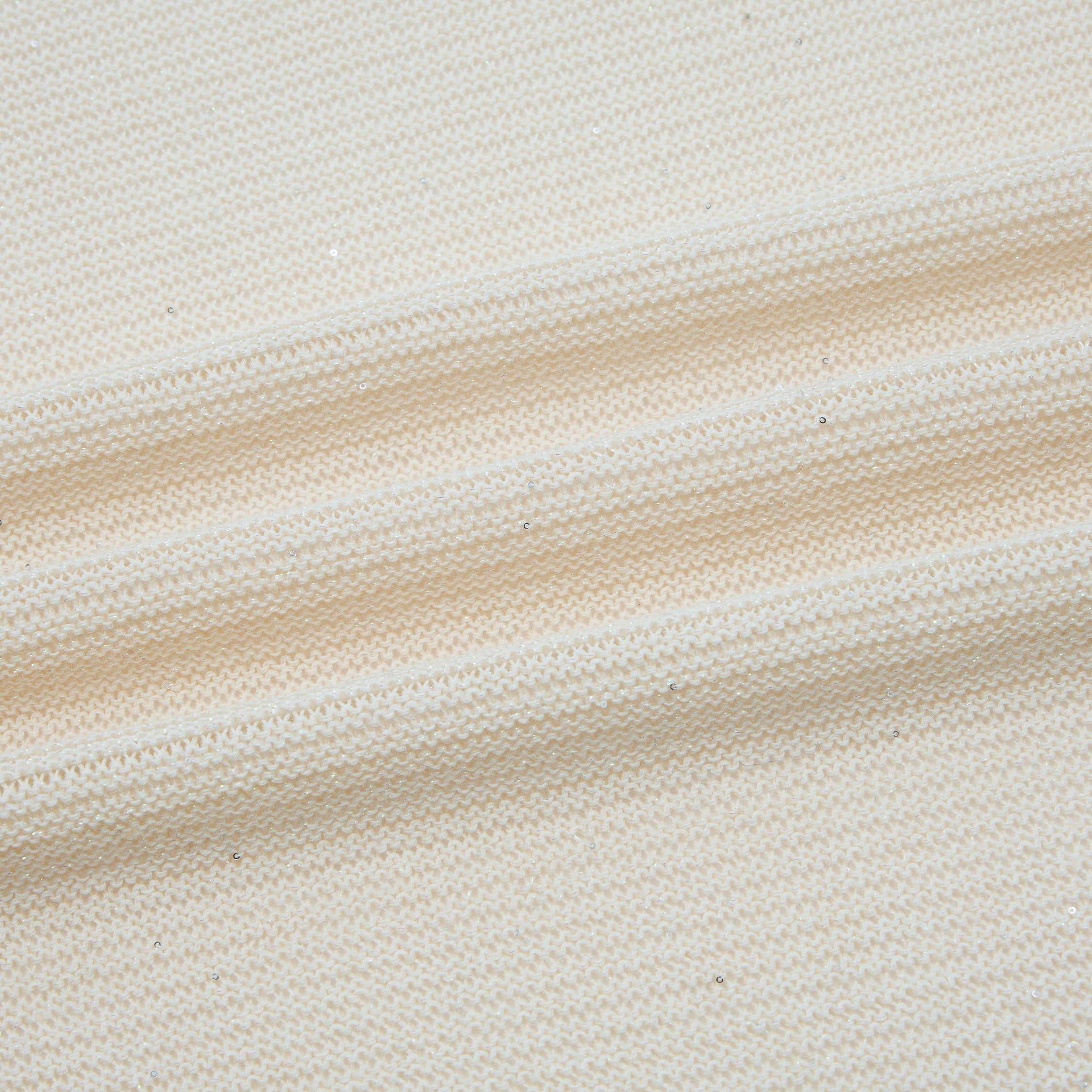 “Spring Diary”真絲長絨棉細針柔感星點針織開衫—Sunlit Grain 日映穀影