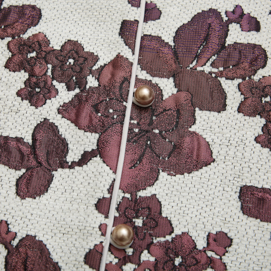 "Imperial Garden Teatime"義大利緹花織錦輕國風背心—Orchid Whisper沁雪幽蘭