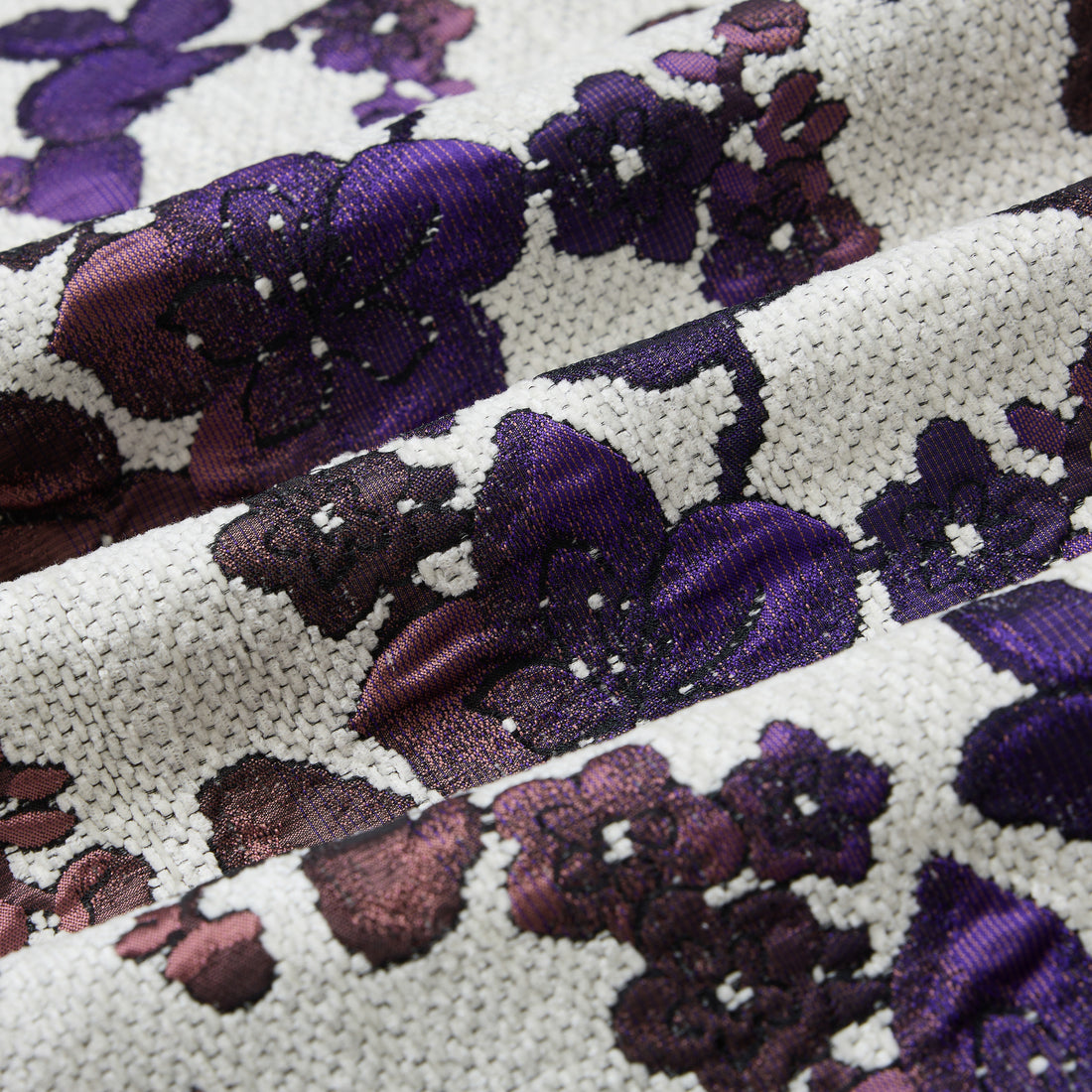 "Imperial Garden Teatime"義大利緹花織錦輕國風短褲—Orchid Whisper沁雪幽蘭