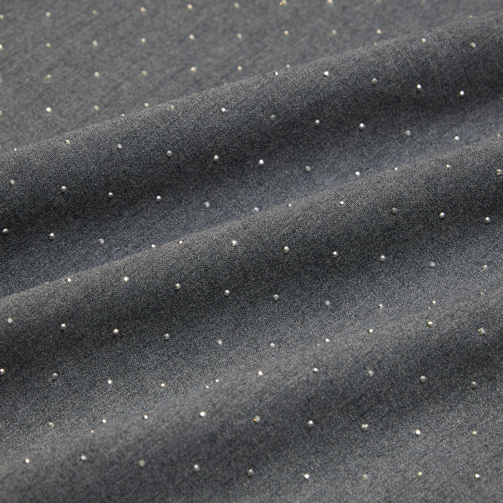 "Speak Sleek."義大利手工珠點嵌飾工藝喇叭褲—Pearl Nightdream珍珠夢夜