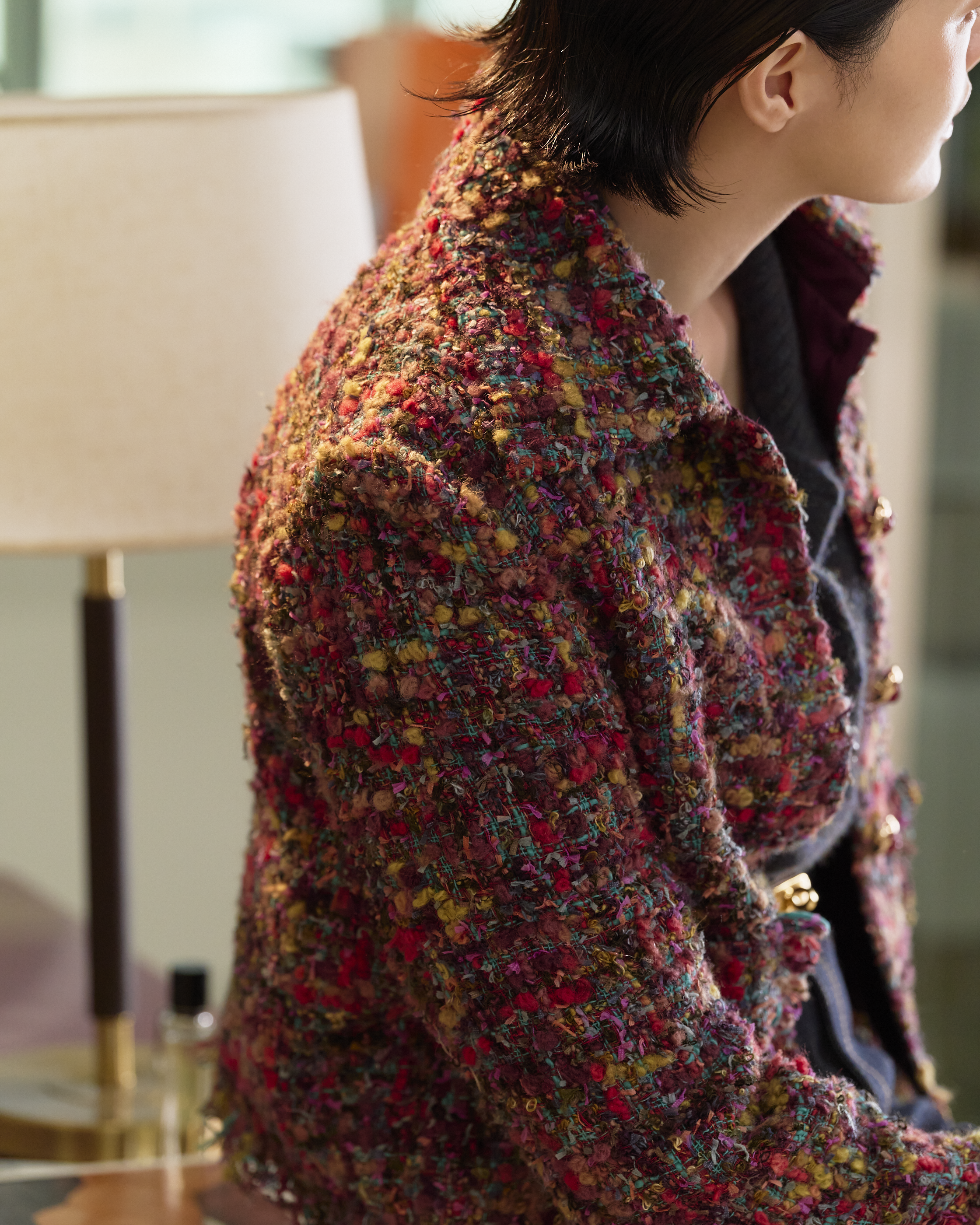 “冬日織趣 A Woven Winter” 日本高級訂製彩織真絲羊毛 No.15 花呢外套