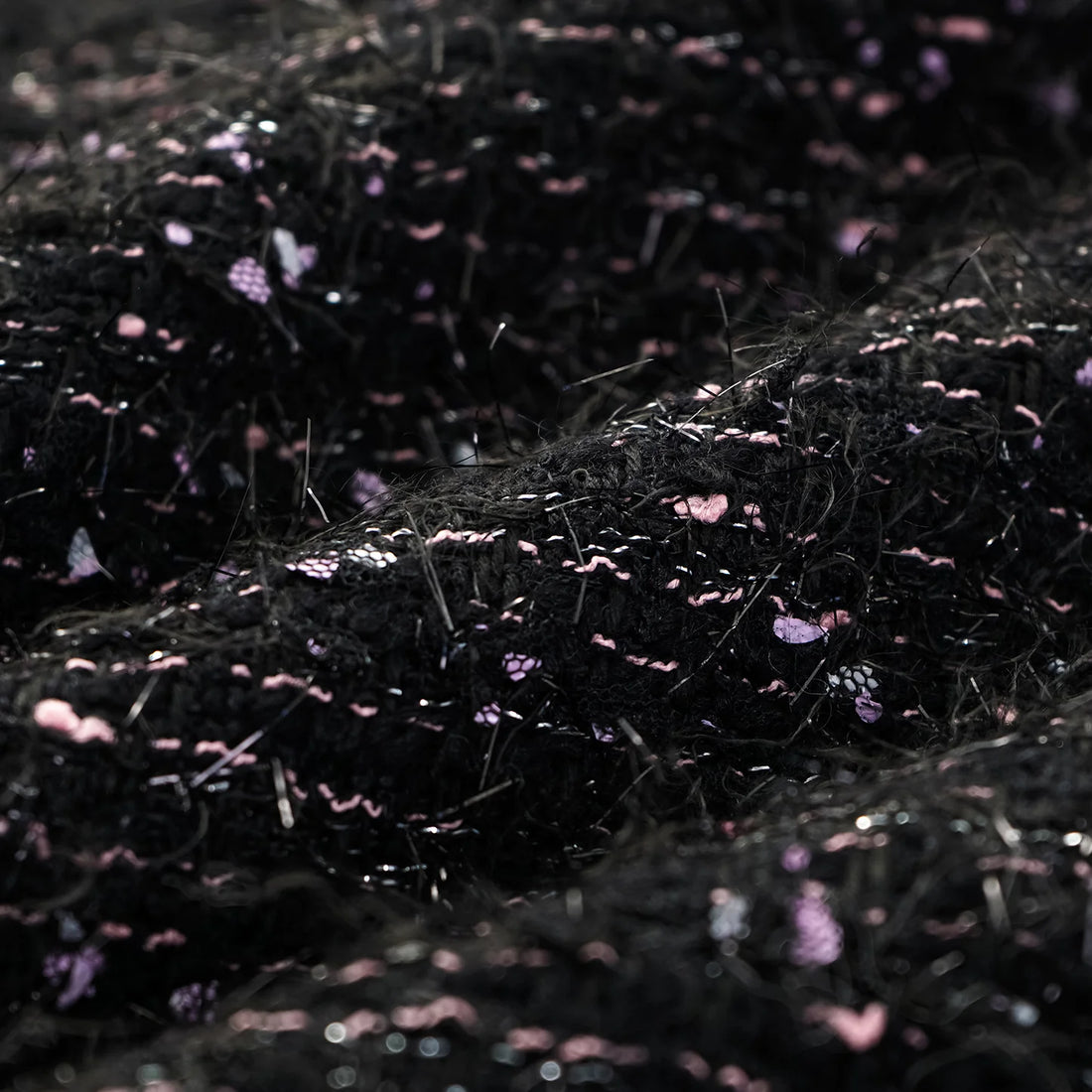 "Brunch at Ritz" Tweed A-line Dress—Hidden Pink 