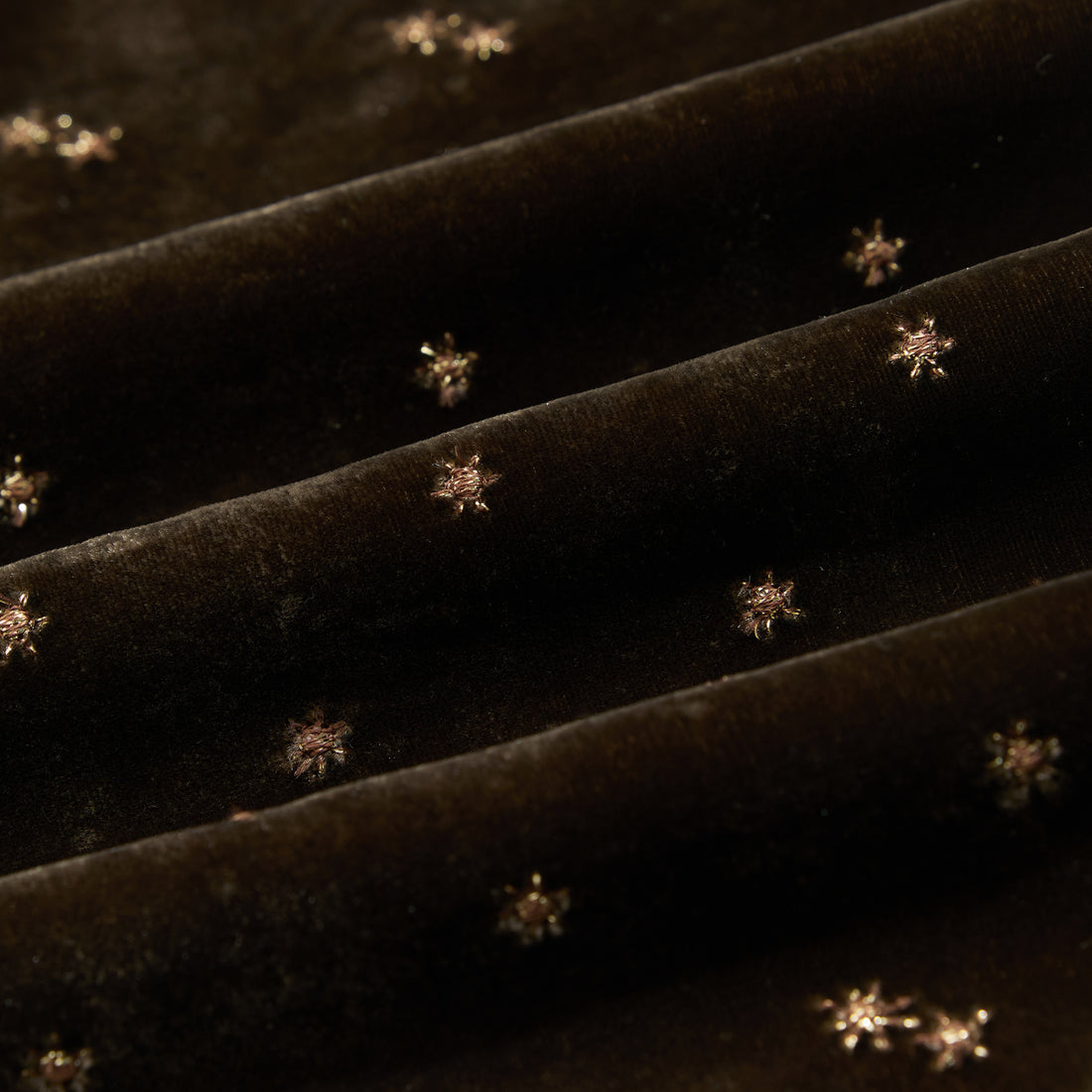 "Imperial Garden Teatime"法國細針嵌點刺繡工藝絲絨長褲—Silent Gleam微光成詩