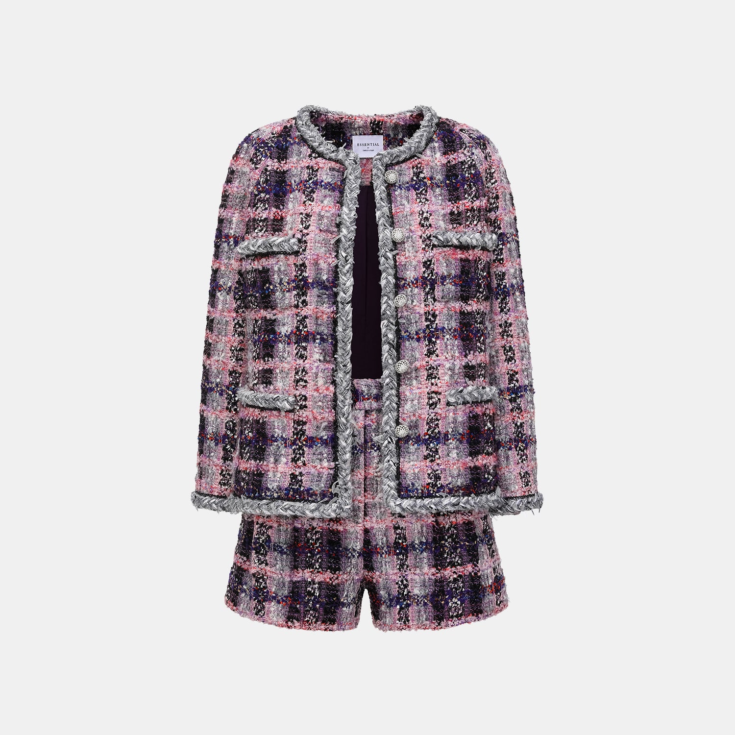 "Brunch at Ritz." 羊毛花呢短褲—Cosmic Macaron