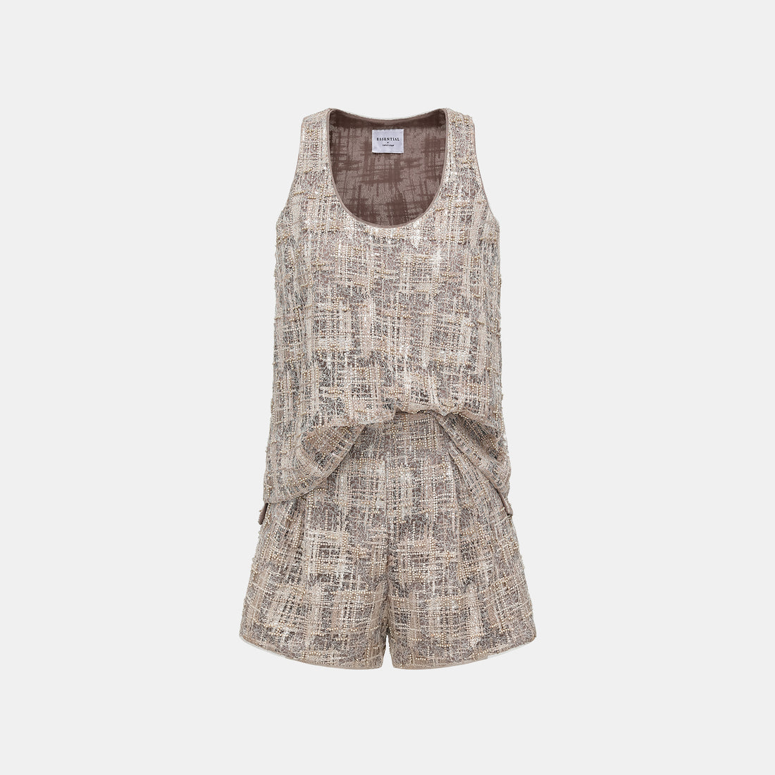 “Brunch at Ritz.” 奢華蕾絲畫藝珠繡短褲—The Gilded Kiss克林姆之吻