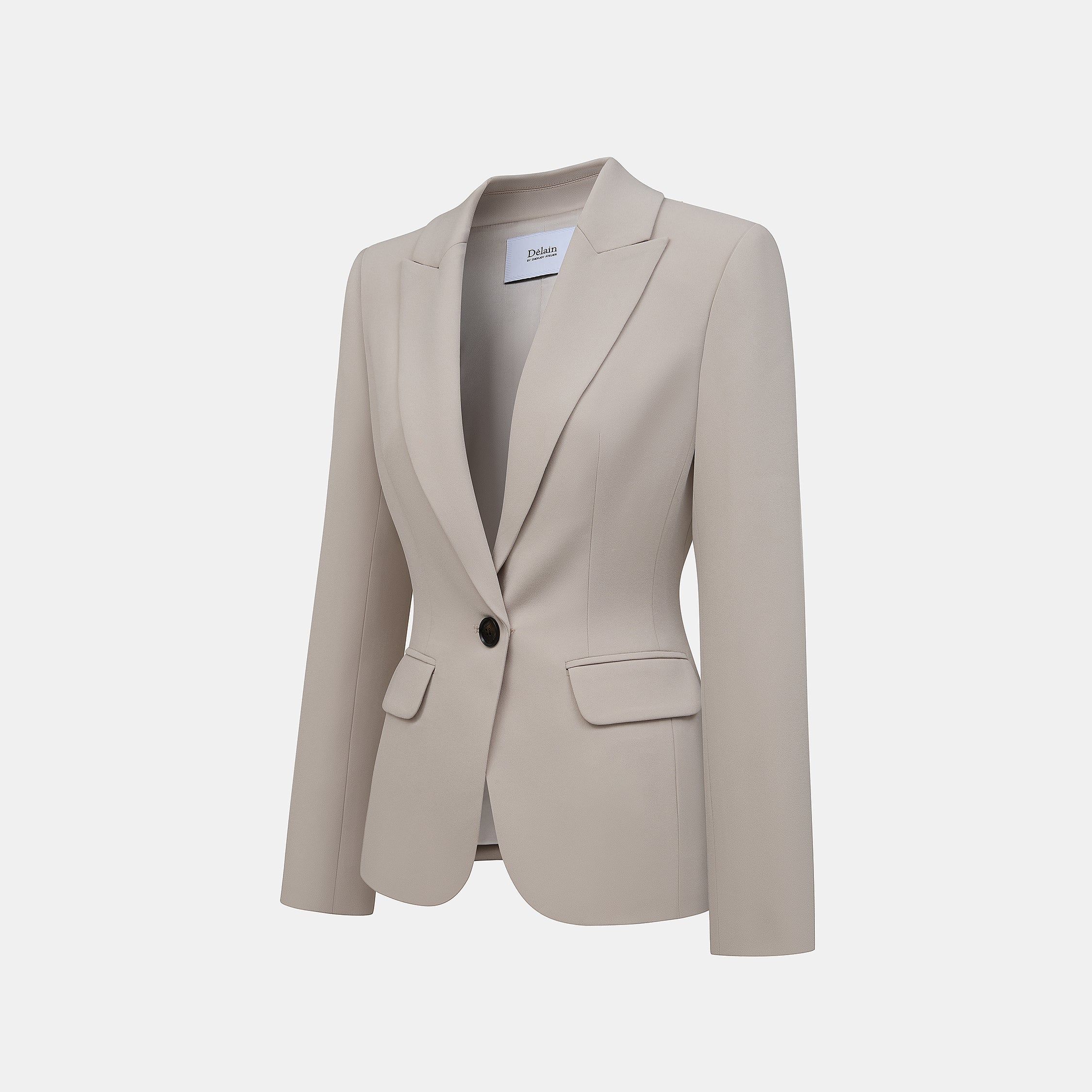 "Speak Sleek." 立體剪裁修身西裝外套—Lamplit Study微光書室