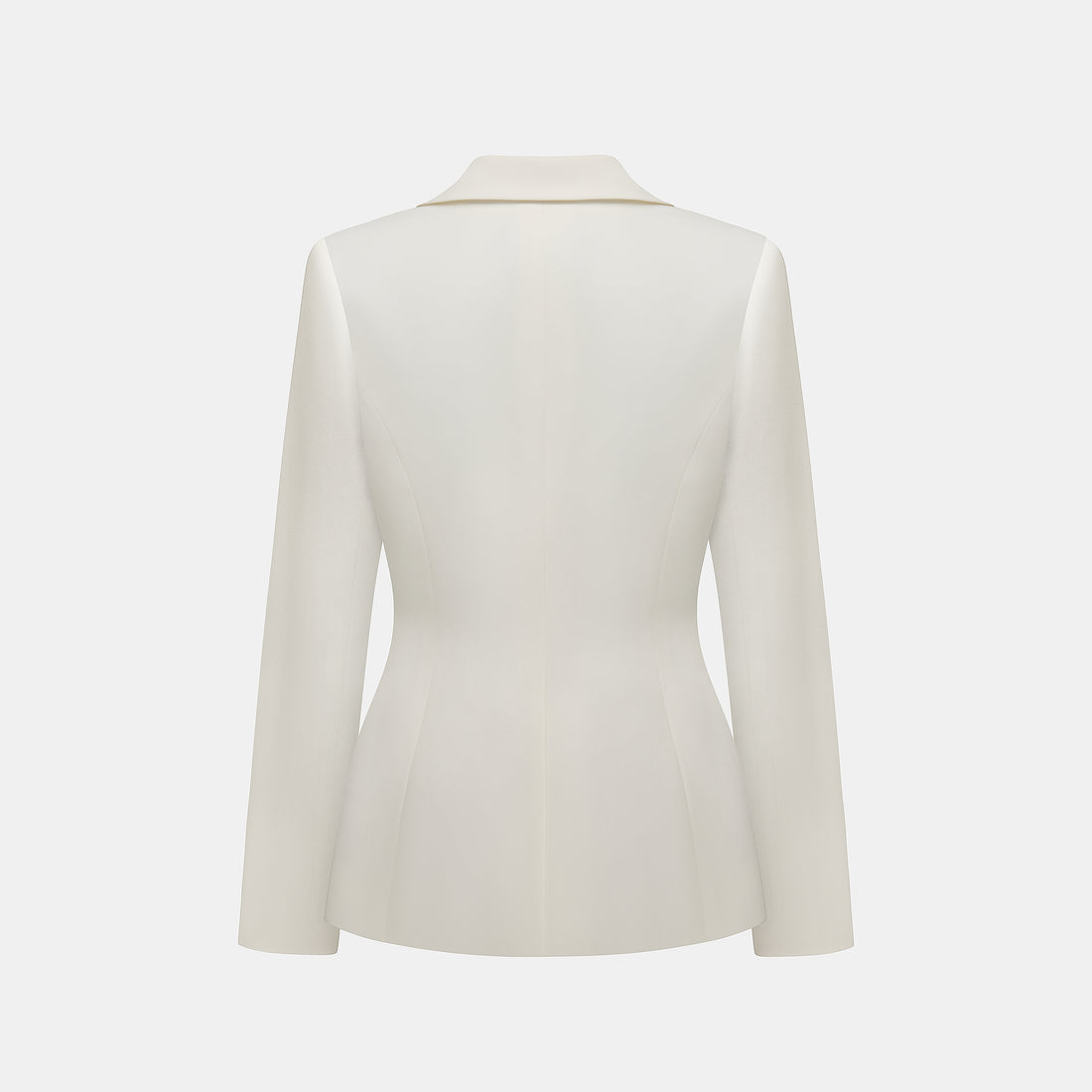 "Speak Sleek." 立體剪裁修身西裝外套—Morning Parchment紙色晨間