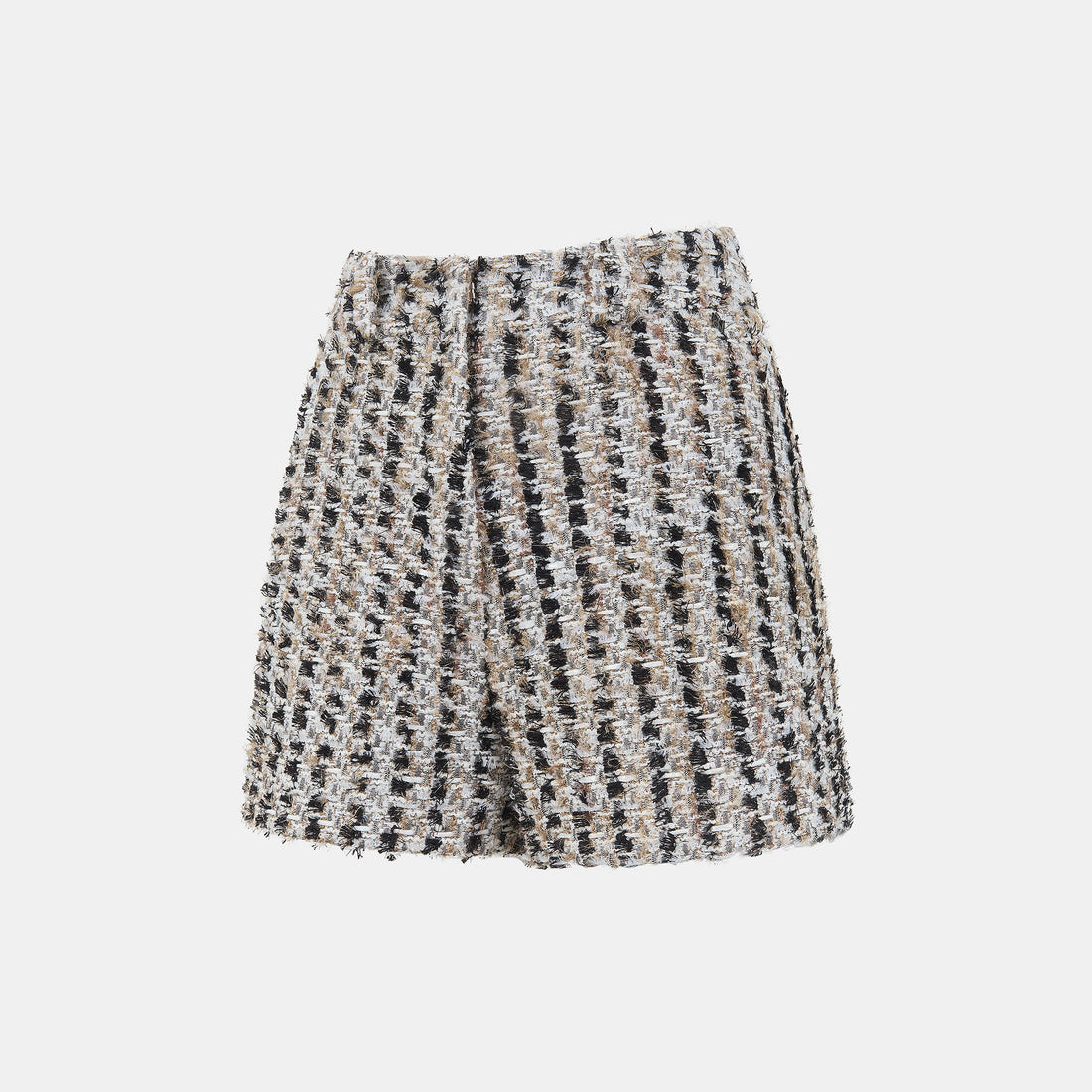 “Sloane Ave."法國高級訂製簇線銀織花呢短褲—Marais Atelier瑪黑藝坊
