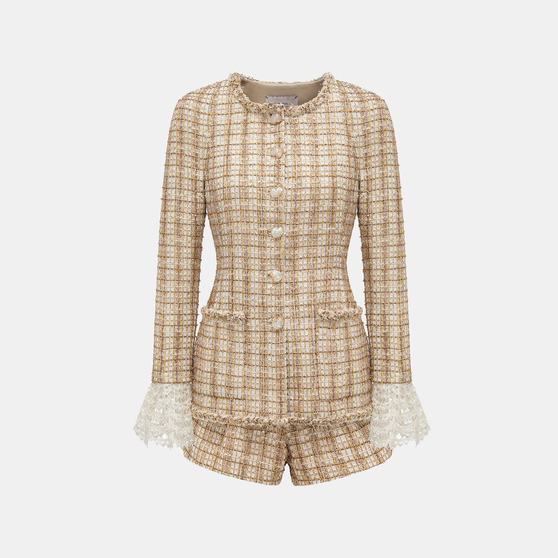 "Sloane Ave." 法國頂級縷金工藝花呢短褲—Versailles Chanson凡爾賽香頌