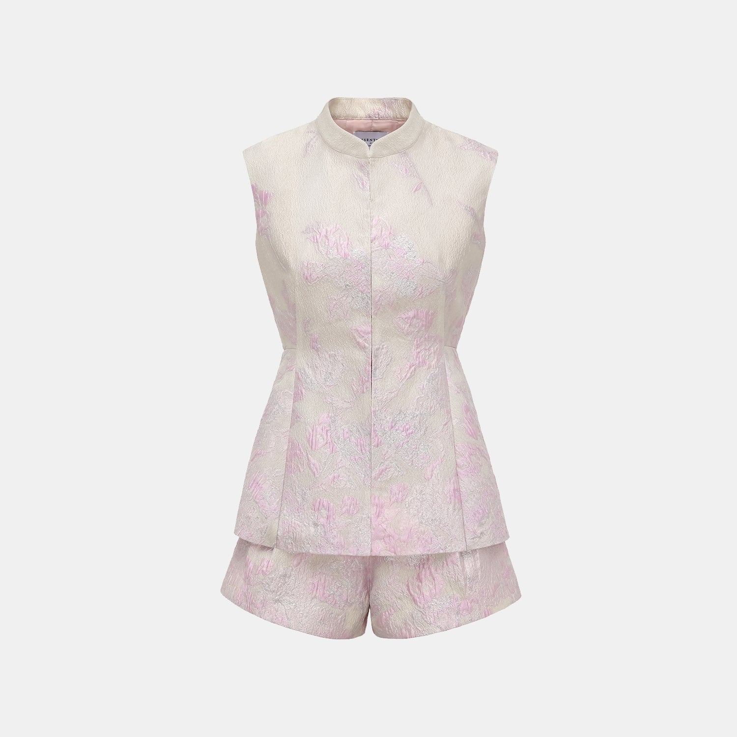 “春意” 提花短褲—浮光露櫻