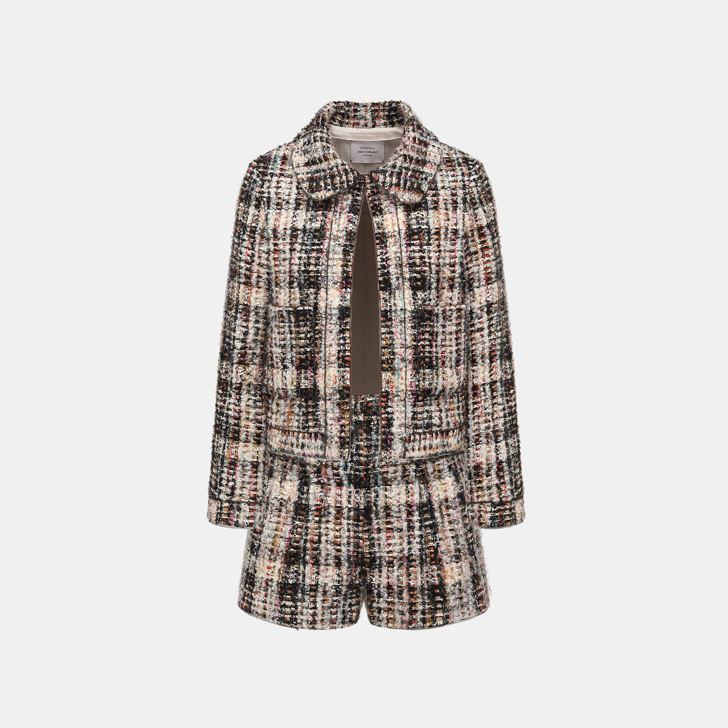 "午後洛杉磯"法國立體絨圈格織羊毛花呢外套—Manchester Pictorial曼城畫報