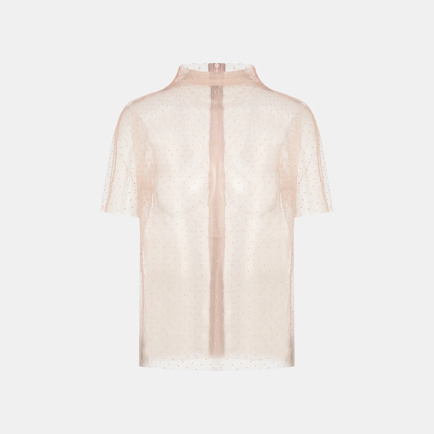 “Summer Diary”意大利薄紗上衣—Pink dot