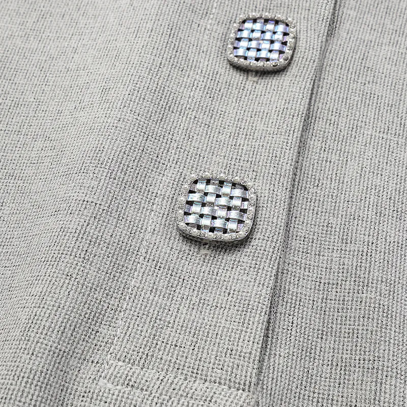 “Essential Golf Collection” 科技面料休閒七分袖上衣— 灰