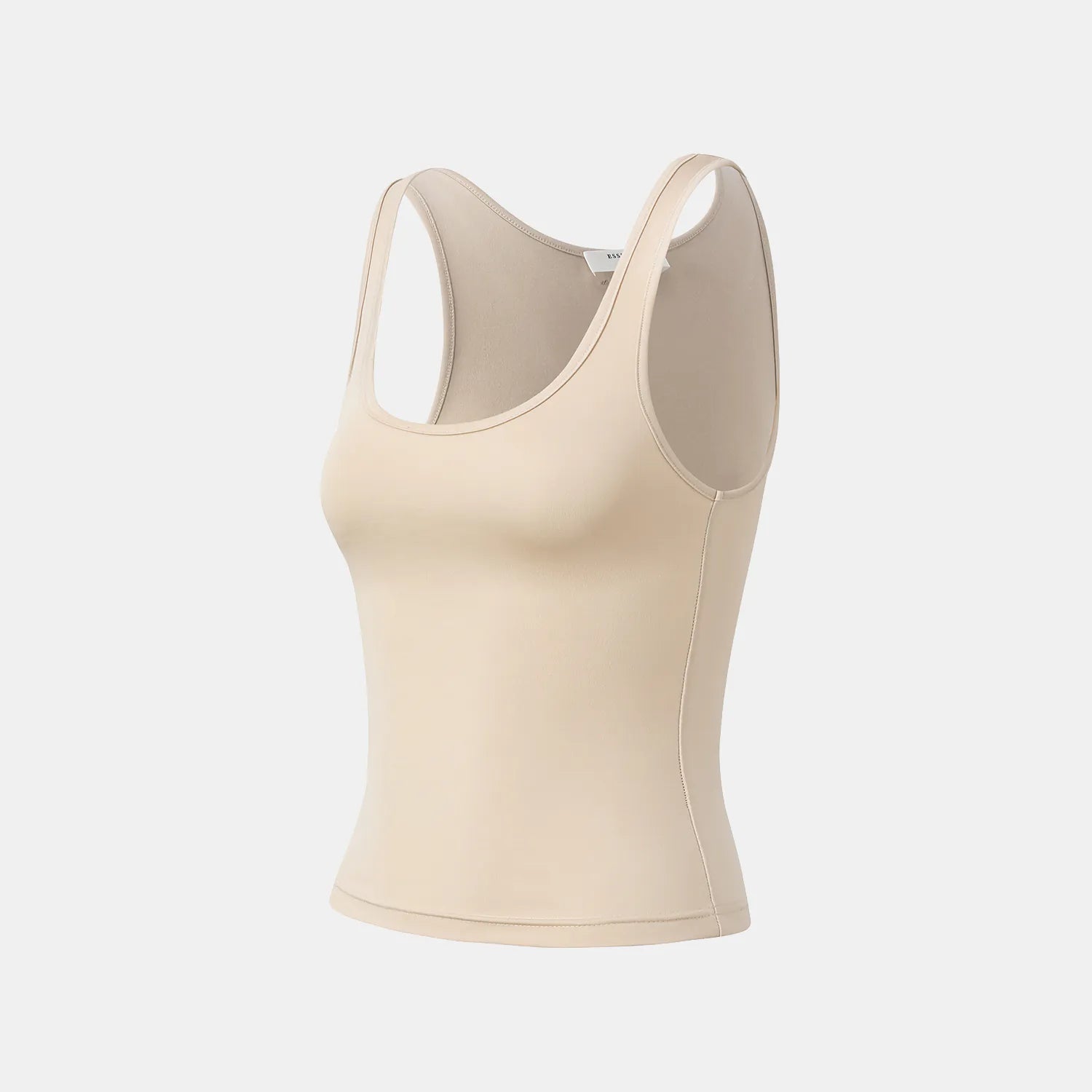 “精緻日常” 超柔莫代爾背心/直腿褲套裝— 裸