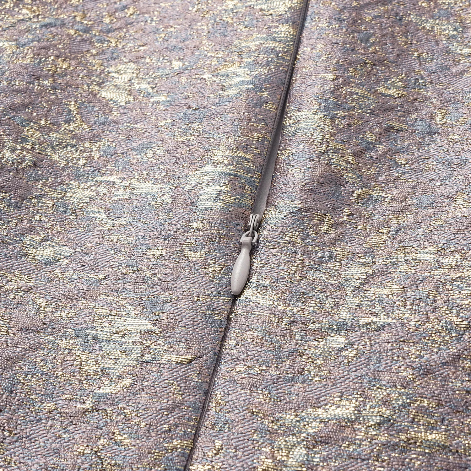 "Imperial Garden Gala" 義大利製提花面料新中式立裁輕國風長洋裝—紫藤繞翠