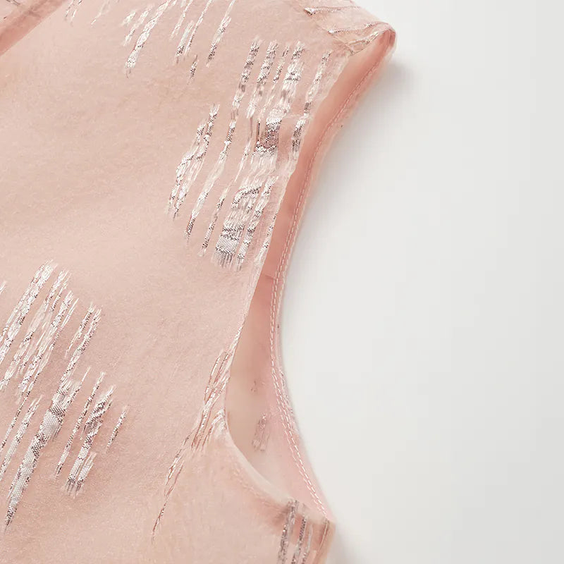 "Imperial Garden Teatime" 國風提花馬甲背心