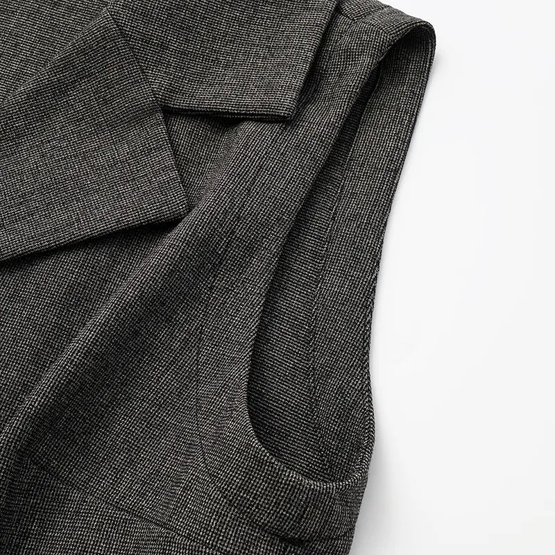 “Essential Golf Collection” 科技面料休閒無袖運動上衣— 黑