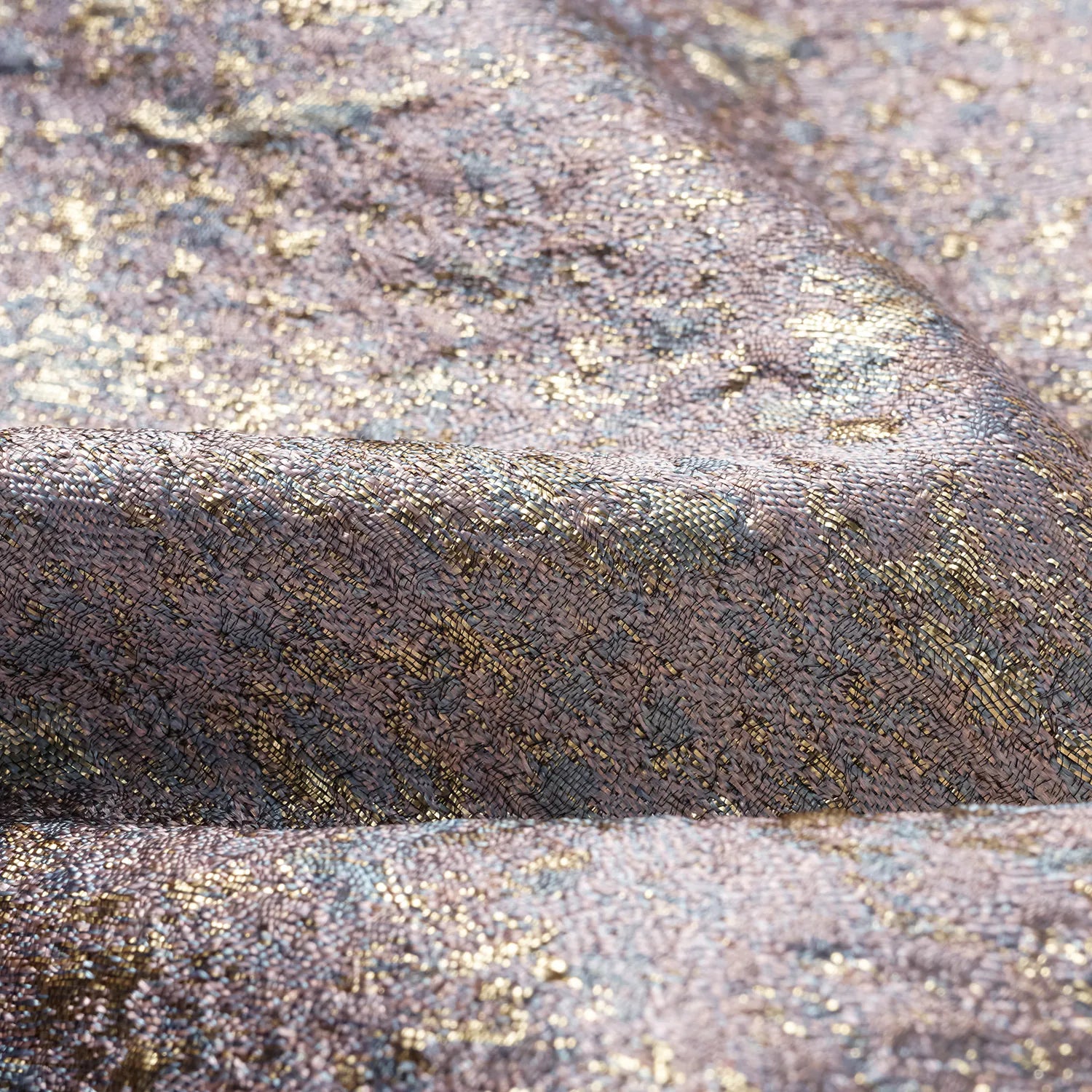 "Imperial Garden Gala" 義大利製提花面料新中式立裁輕國風長洋裝—紫藤繞翠