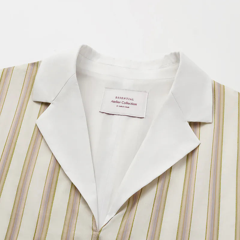 "Westminster Weekdays" 義大利立體刺繡工藝面料Oversized襯衫