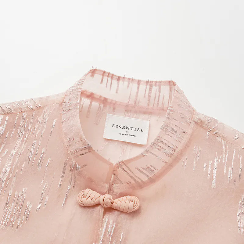 "Imperial Garden Teatime" 國風提花馬甲背心